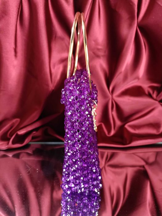 Эффектная сумочка из бусин handmade