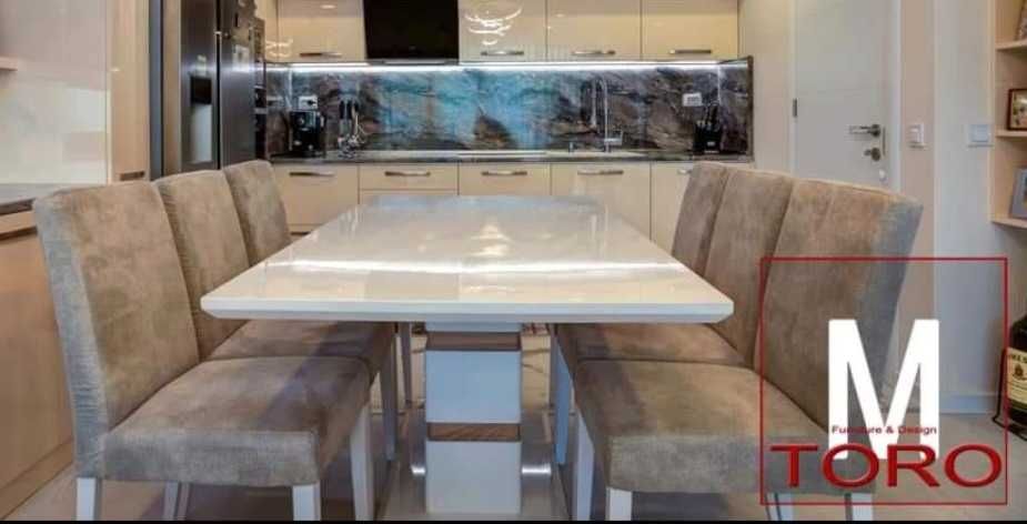 Луксозня трапезна маса от МДФ