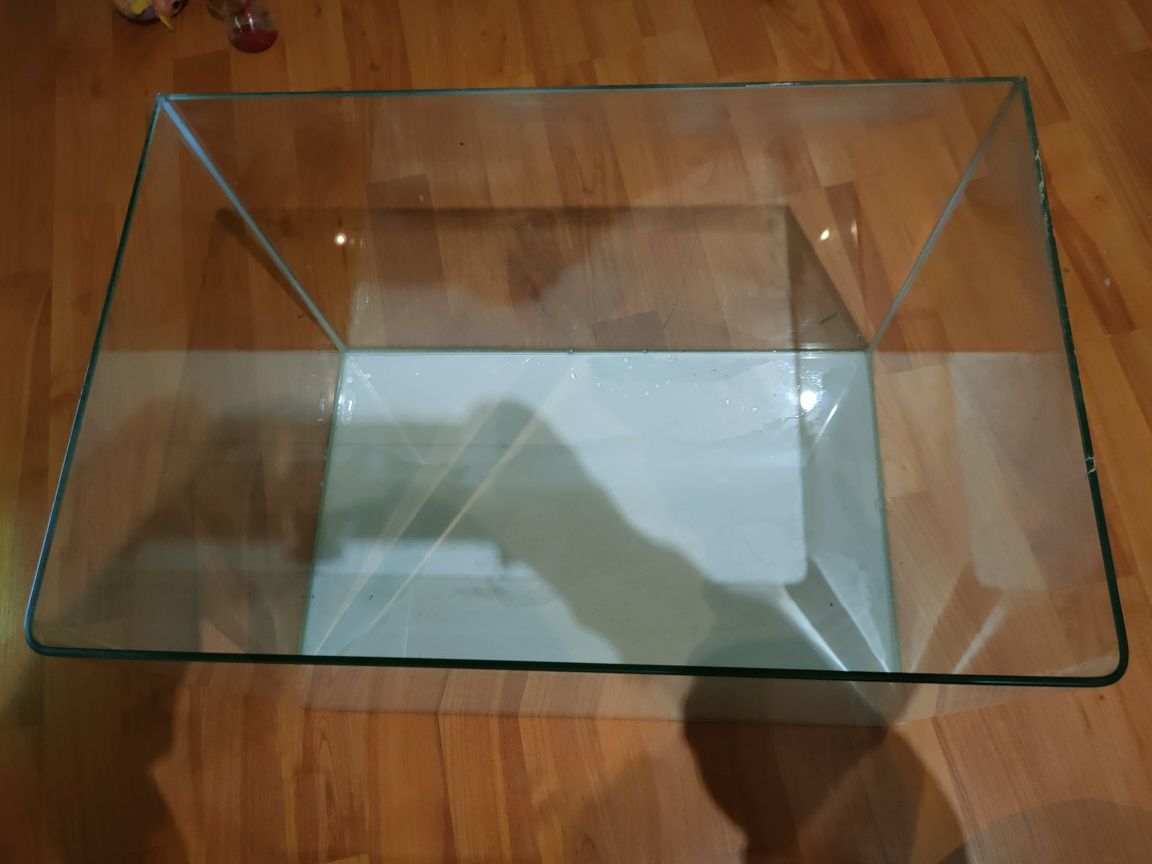 Acvariu curbat din sticla Chicos 50x33x35 cm
