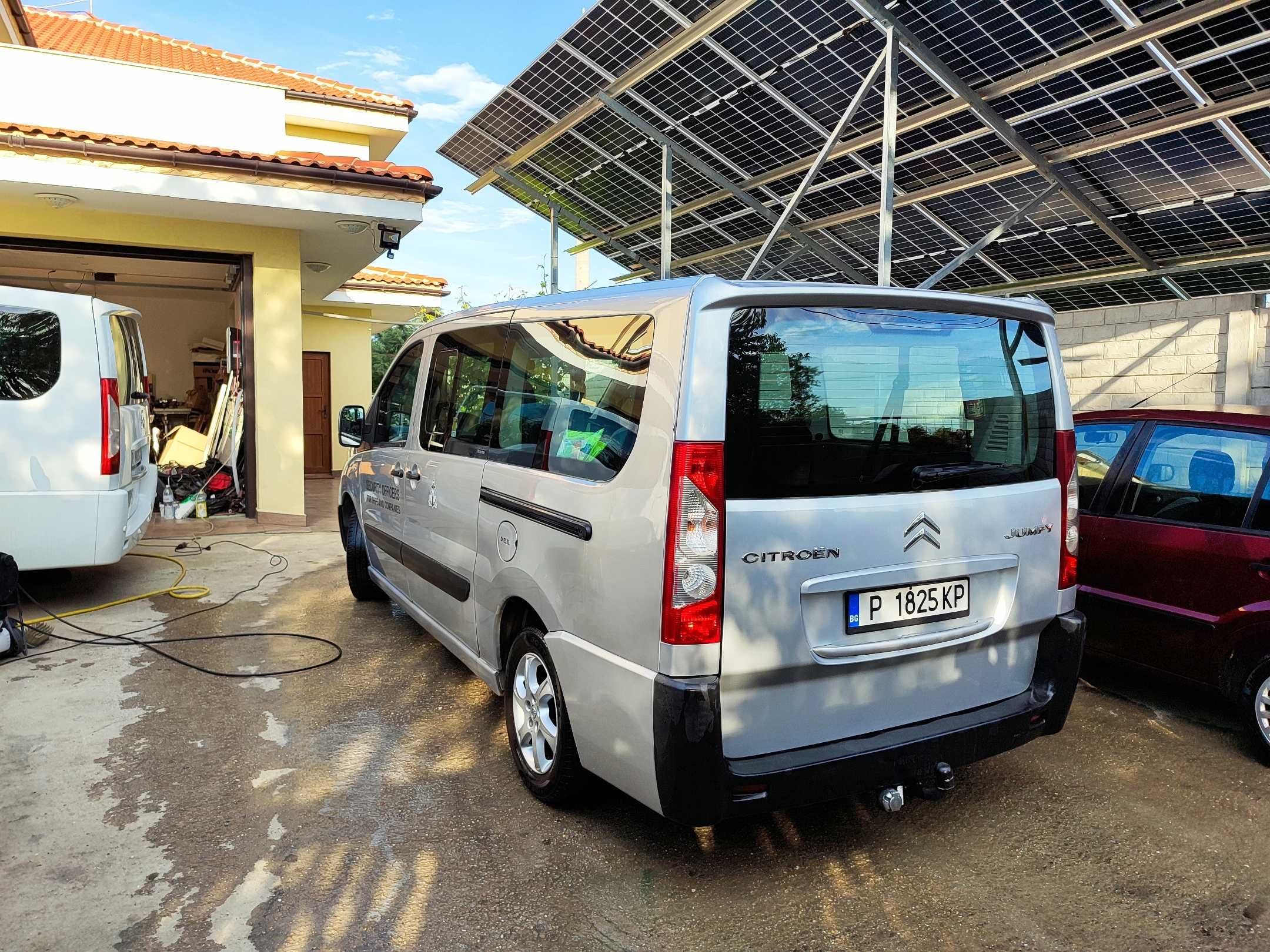 Пътнически Citroen Jumpy Джъмпи ДЪЛГА БАЗА с теглич, супер КЛИМАТРОНИК