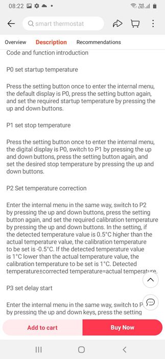 Termostat termoregulator microcomputer
