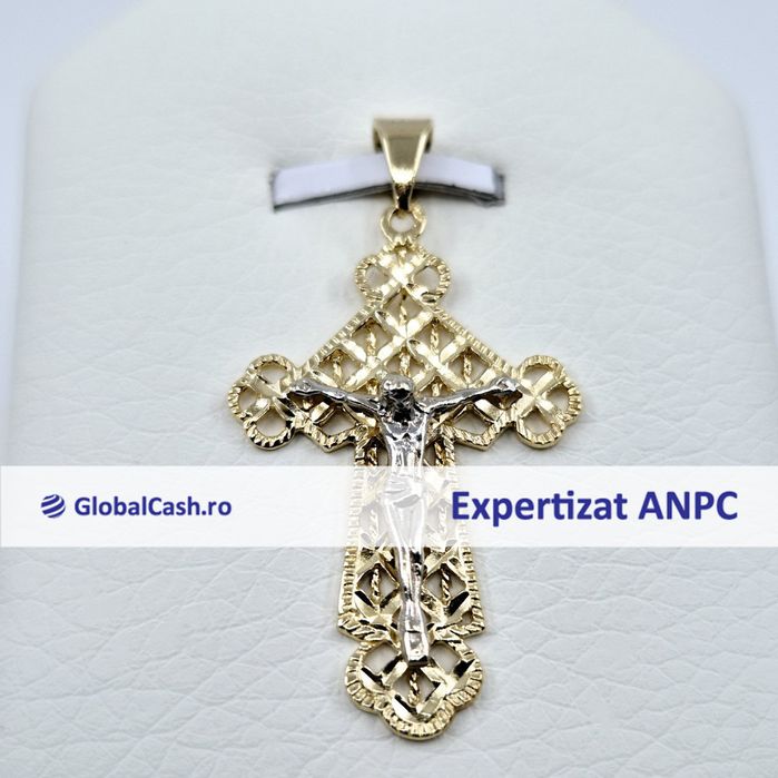 Cruce din aur de 14k, 1.99g | GlobalCash.ro #DR113934