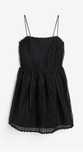 Мини рокля с релефна материя H&M р-р 42