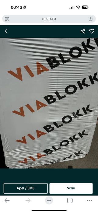 Via blokk  dimensiune 600/200/250
