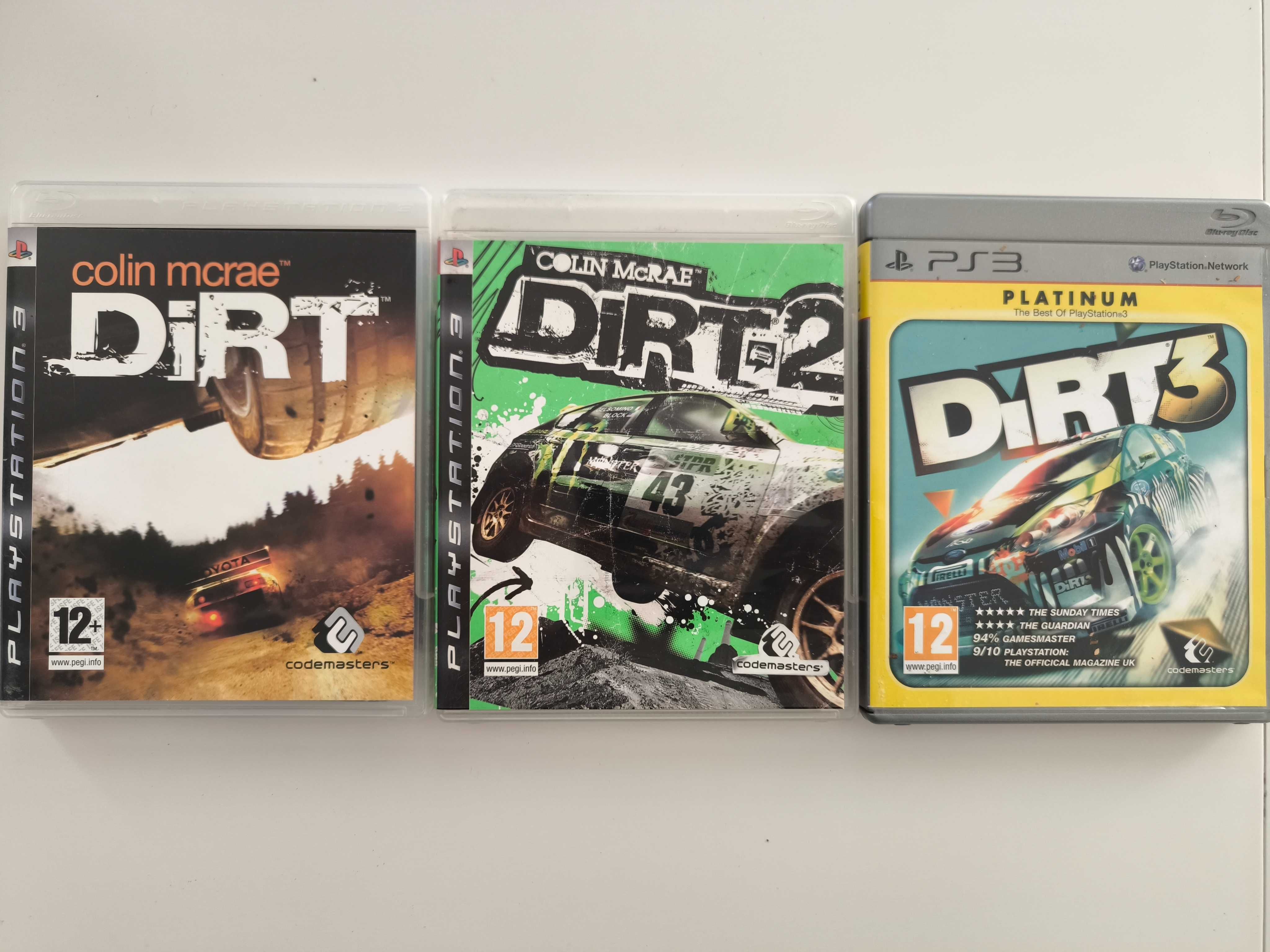 Colin mcRae Dirt 1/2/3 25 лв игра за PS3 Playstation 3
