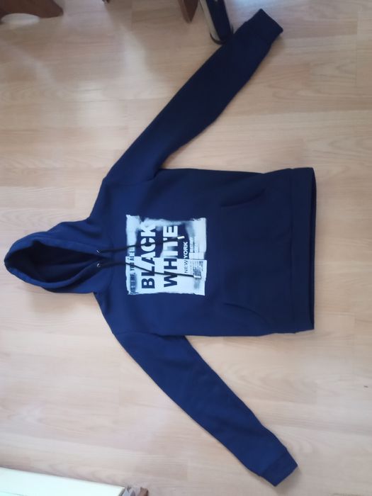 Худи темно синий