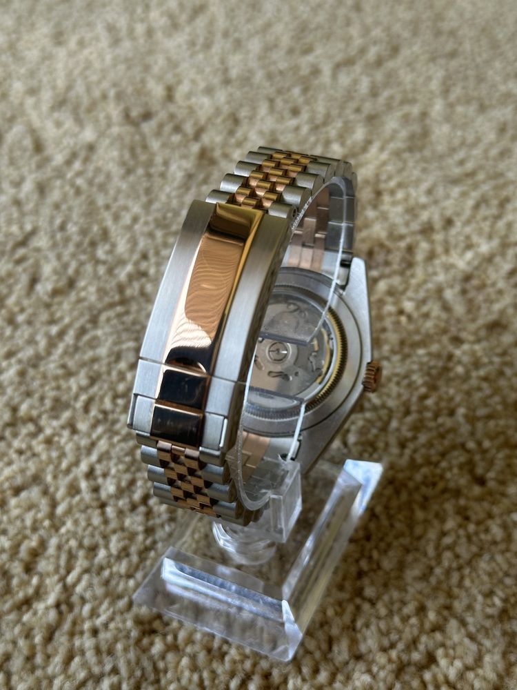 Ceas Seiko DateJust Wimbledon TwoTone Rose Gold Argintiu 40mm
