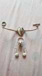 Set dama argint 925 scoica inel,bratara si cercei mexic,apx 35 grame