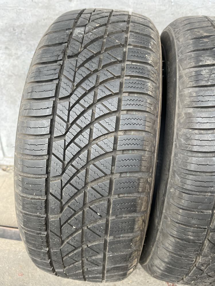 2 бр. всесезонни гуми 185/60/14 Hankook 7 mm DOT 4116