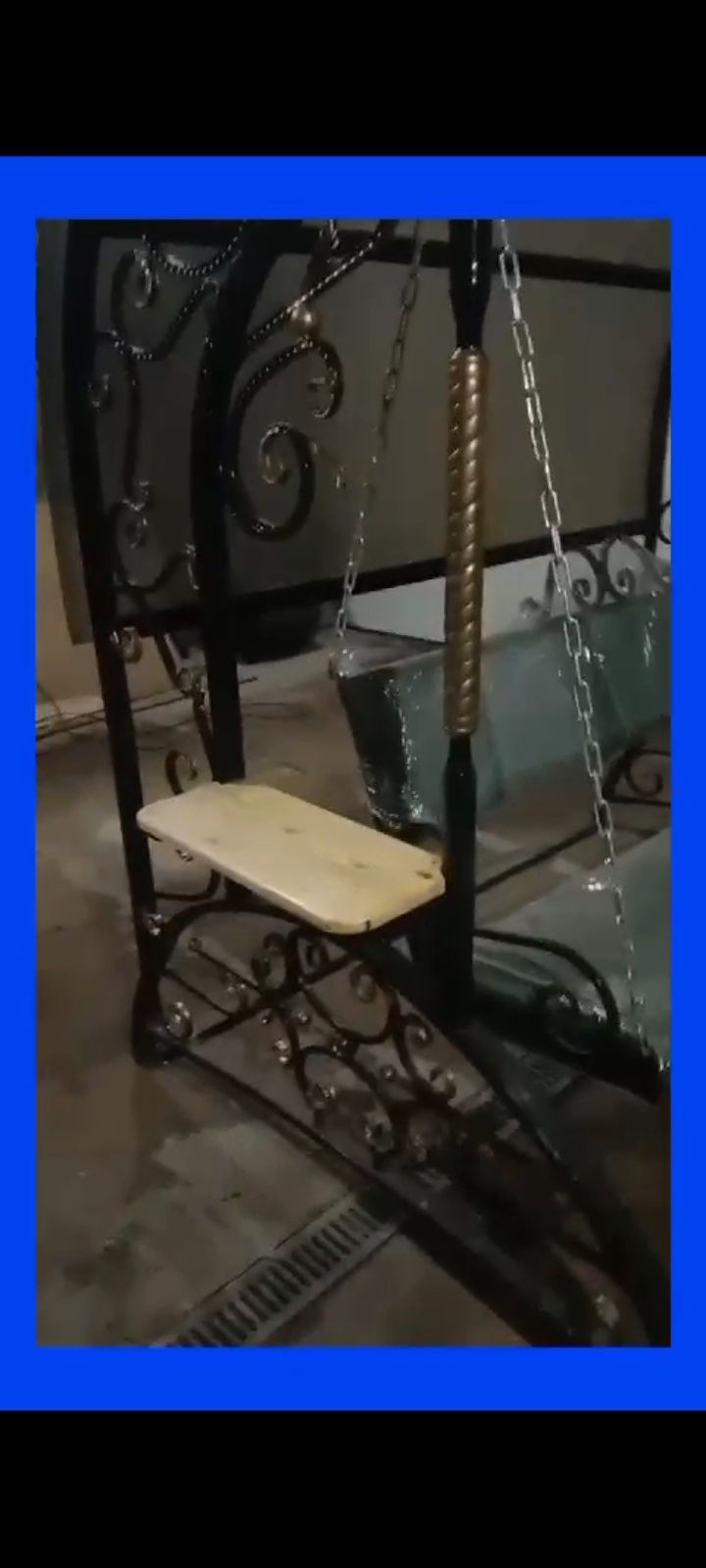 Садовы качелие из жылезы