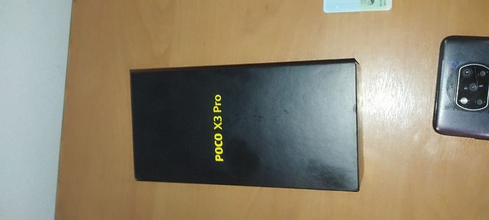 Прадам сотка poco x3 pro игравой 256 документ есть зарядка есть