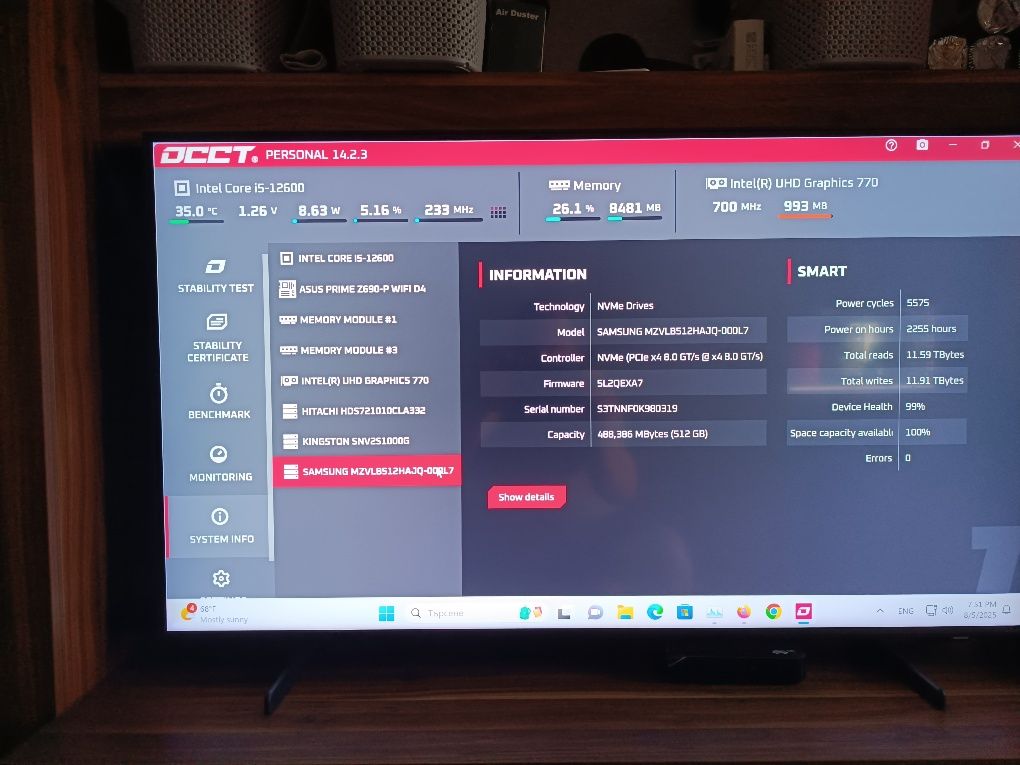 Рс DeepCool с I5 12600/32 GB ddr4