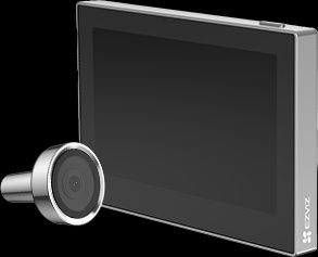 Безжичен звънец с камера Ezviz CP2, 2MP, сив