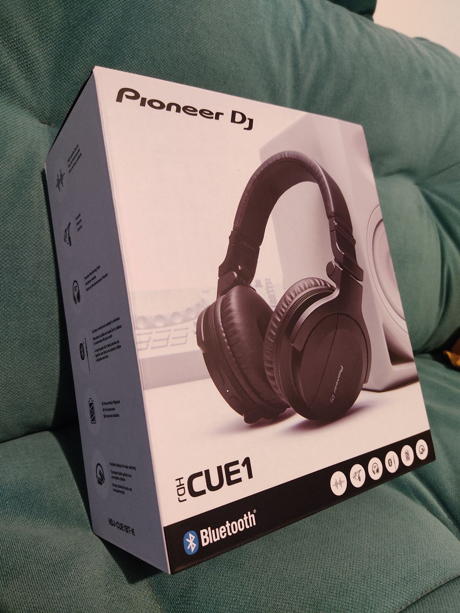 Нови Безжични слушалки Pioneer DJ - HDJ-CUE1BT-K, черни