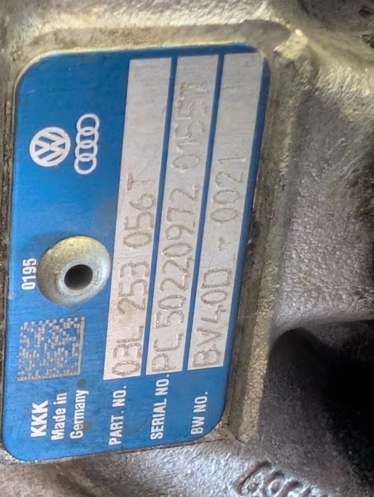 Turbo turbina ca NOUA 2.0 tdi cff cfh audi vw skoda seat 03l253056t