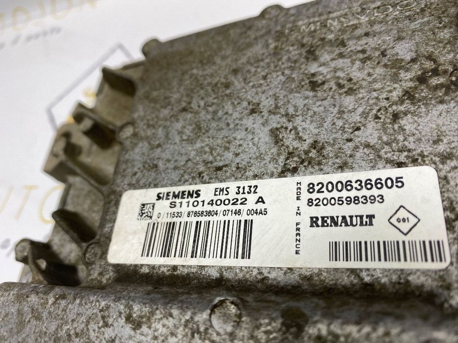 Calculator ECU Renault  Symbol 1 (L65) 1.4 b 8200636605 ; 8200598393