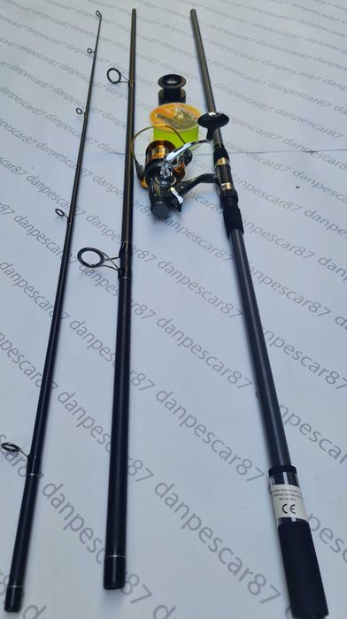SET CRAP Lanseta 3,9m + Mulineta DIAMANT KT5000+ROLA 300M FIR