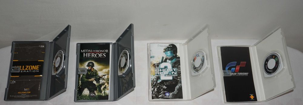 PSP Конзола E1008 + 11 Игри Gran Turismo/Killzone/Ghost Recon/Loco