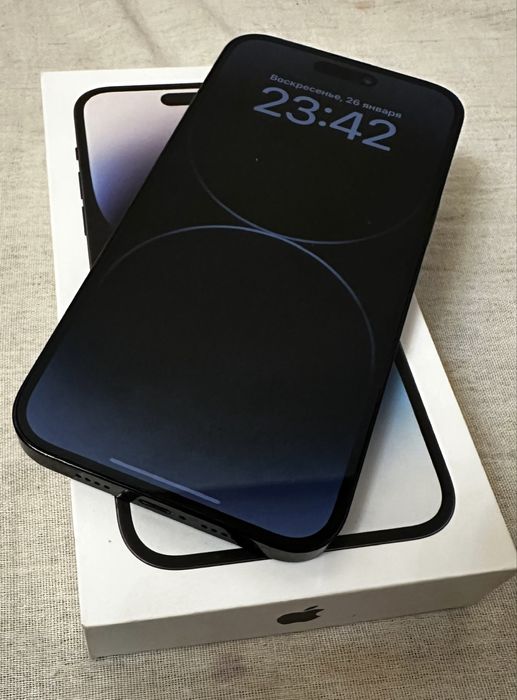 iphone 14 pro max 256 qora акум-84% karonka bor