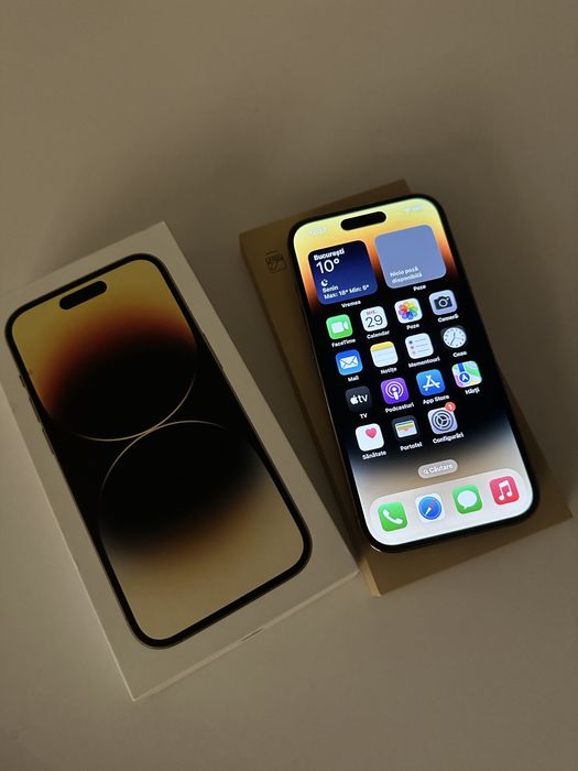 IPhone 14 Pro Gold 256Gb  impecabil