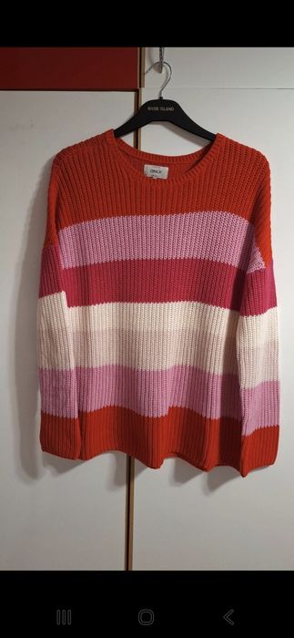Pulover gros, colorat Only