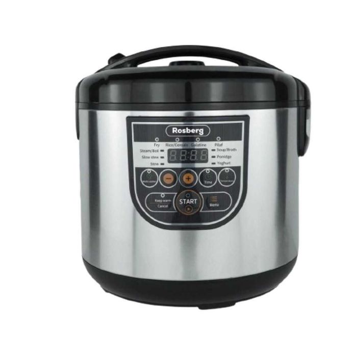 Мултикукър Rosberg, 780W, 5литра, 10 програми, Ръчен режим, Таймер.
