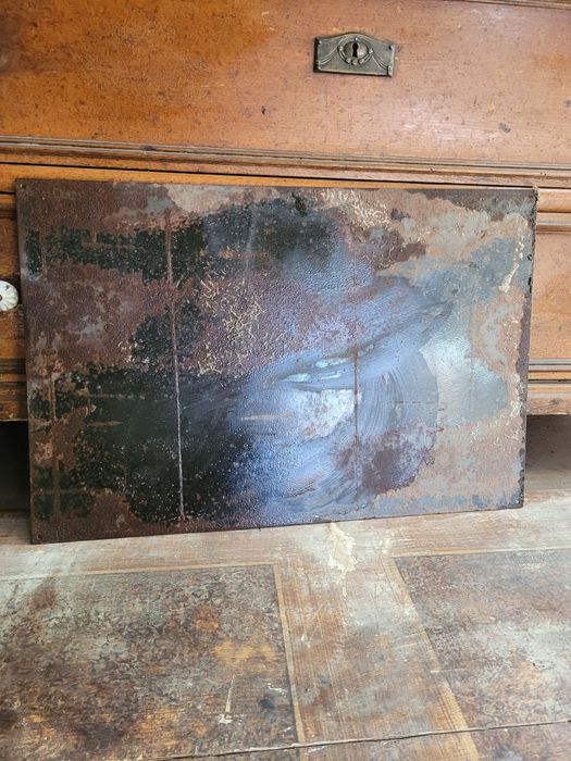 Tablă veche emailată