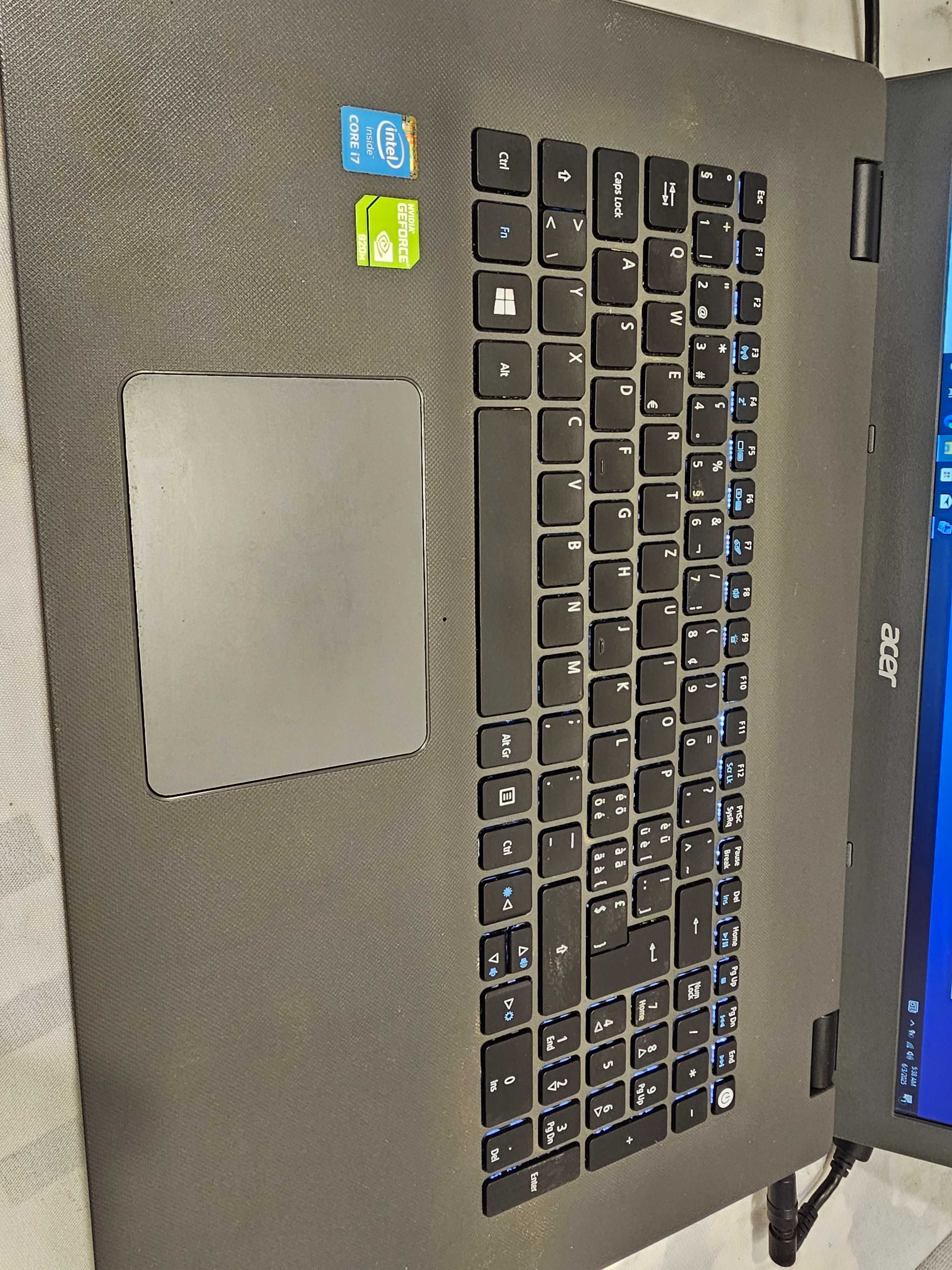 Laptop Gaming/Office "17 Acer aspire i7 5500u 16gb
