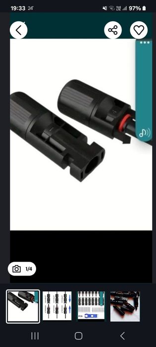 Conectori solari mc 4 10 perechi noi