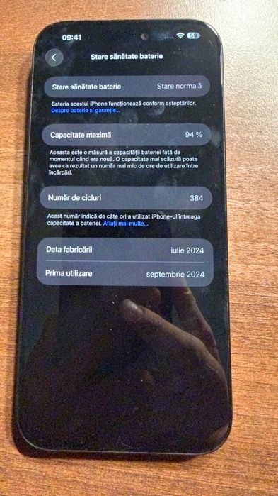 iPhone 16 Pro MAX 256GB +1 an asigurare platita + Bonus 2 huse premium