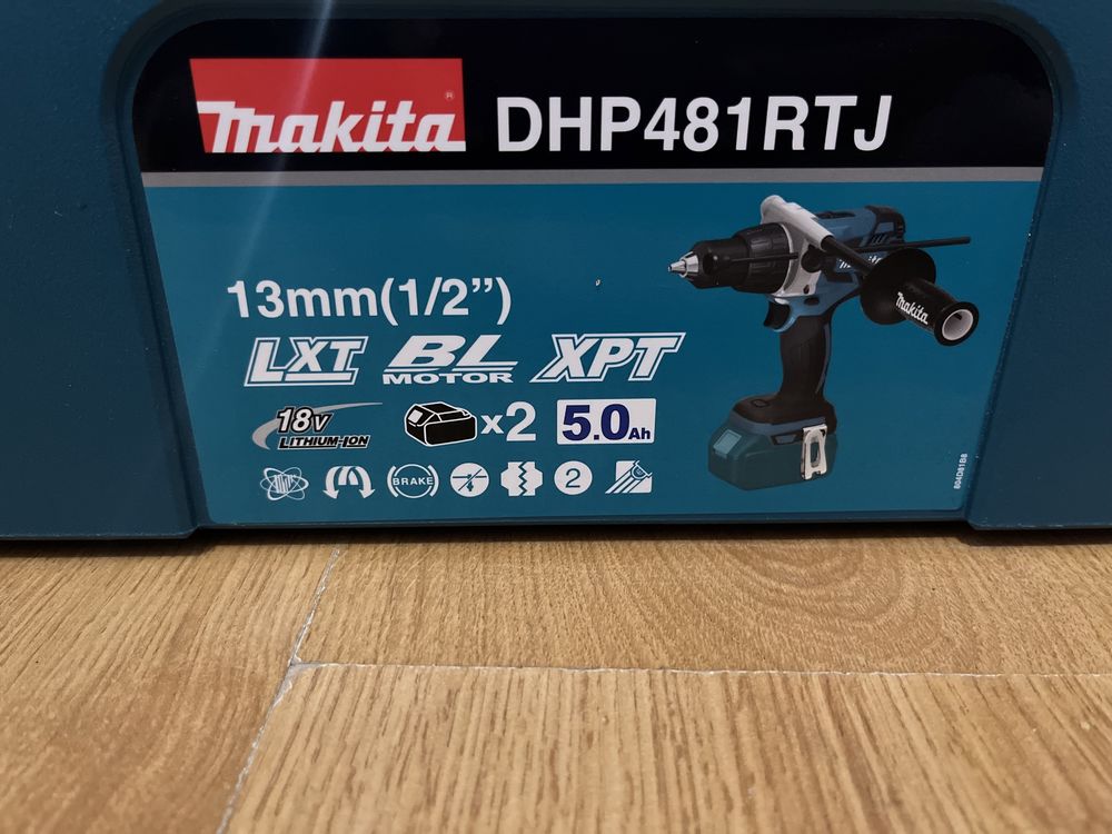 Новый Дрель-шуруповёрт Makita DHP481RTJ