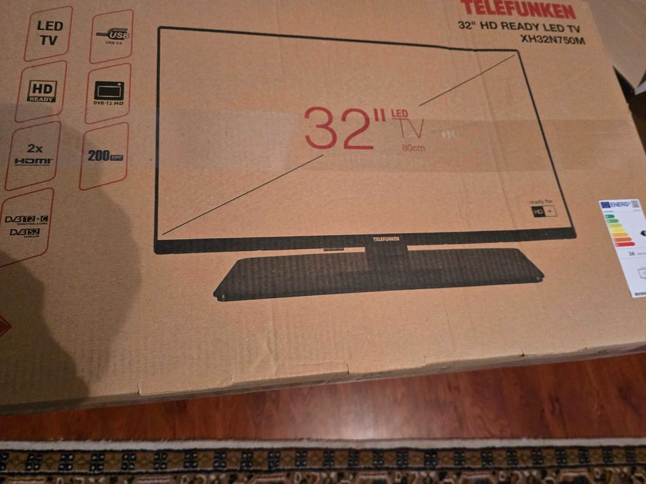 Televizor LED Telefunken de 80CM,model XH32N750M,cu rezoluție HD Ready
