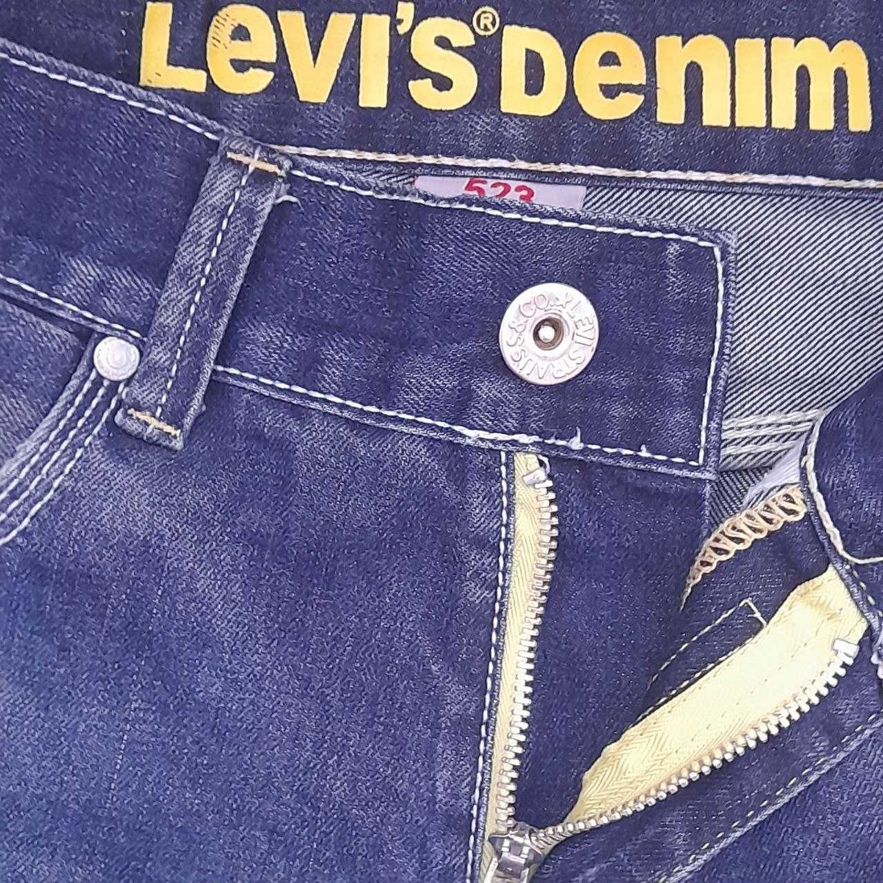 Джинсы Levis 523 Jeans / W32 L33 / Желтый патч. Редкие.