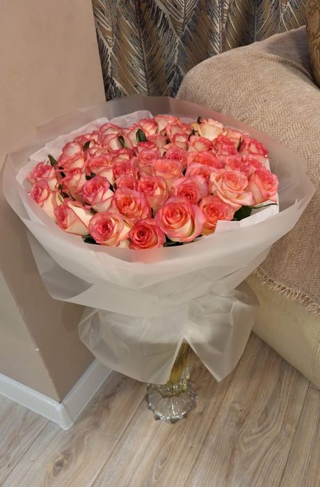 Цветы свежие б/у