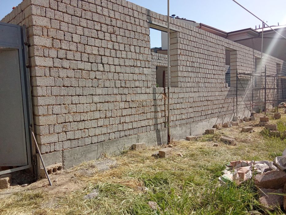 Фундамент куямиз г'ишт терамиз регил калонна куямиз Стяжка маналет кил