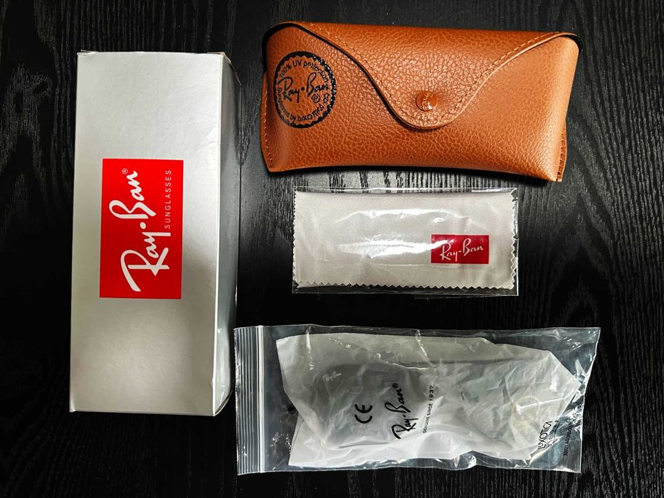 Ray-Ban Aviator Large Metal II оригинални слънчеви очила с кожен калъф