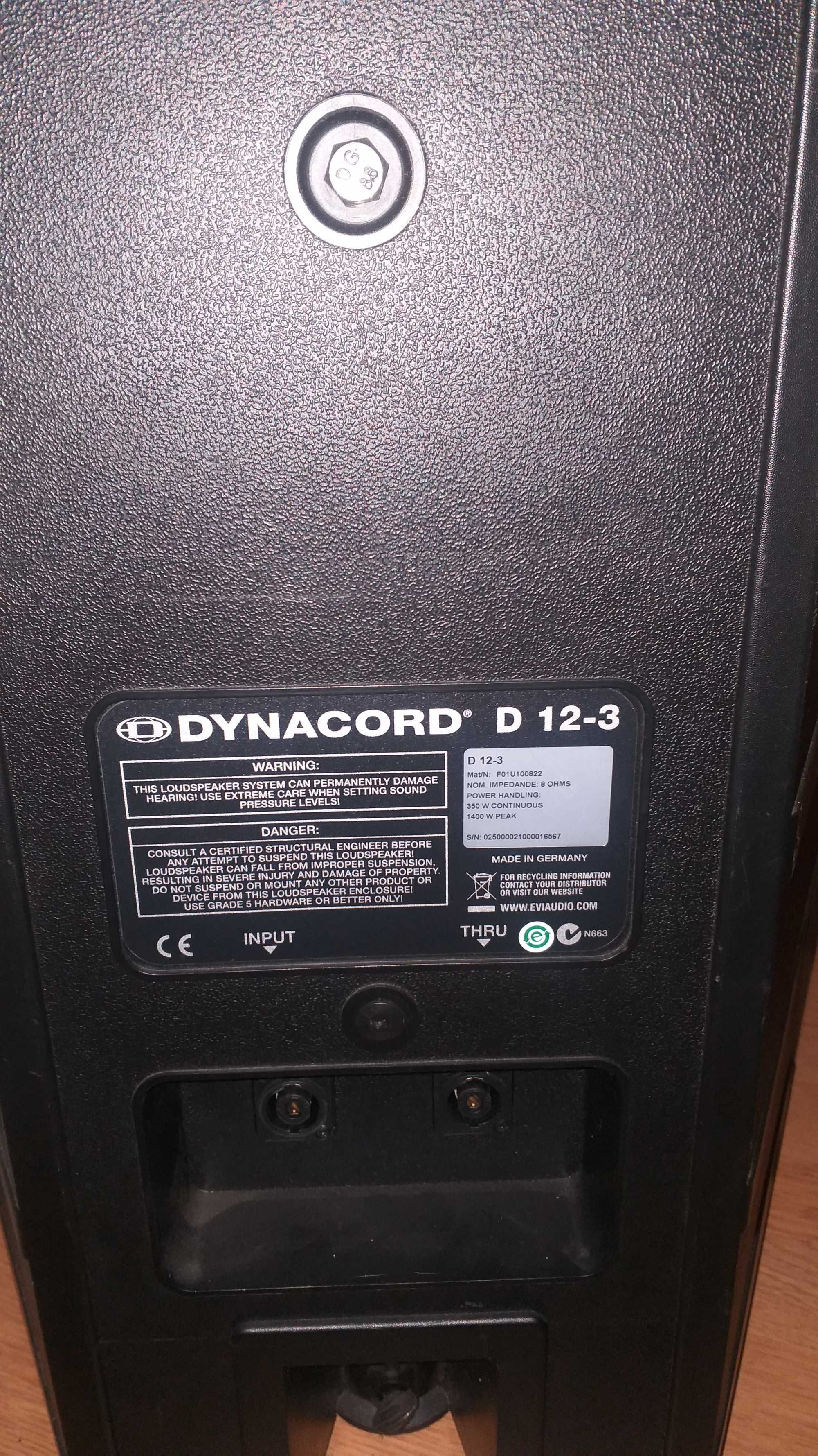 Vand boxe Dynacord D12-3