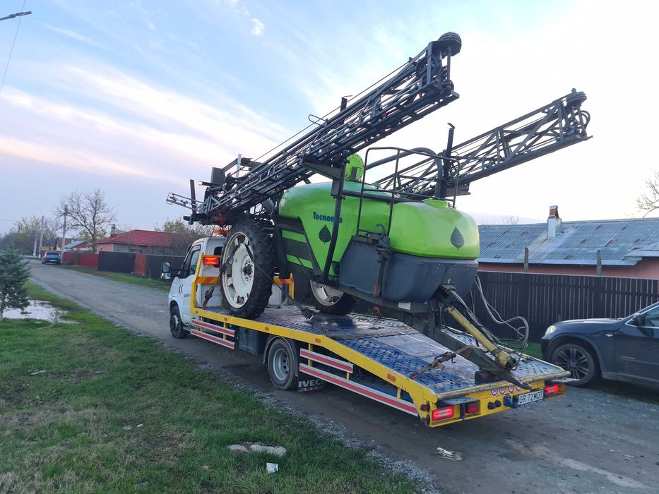 Tractari auto Transport utilaje tractor u650 manitou microbuz dube etc