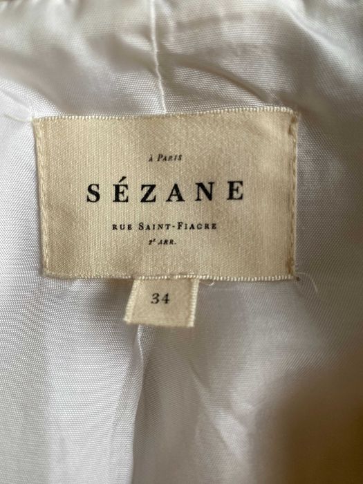 Дамско бяло палто SEZANE