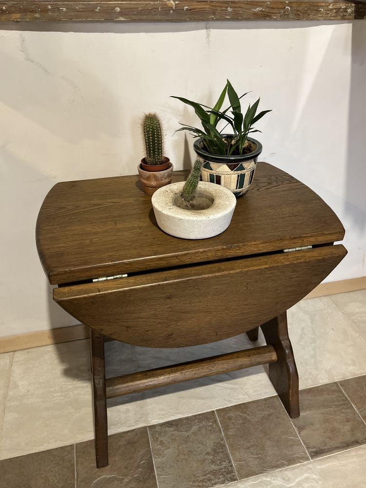 Дървена разтегателна маса/дървена помощна маса