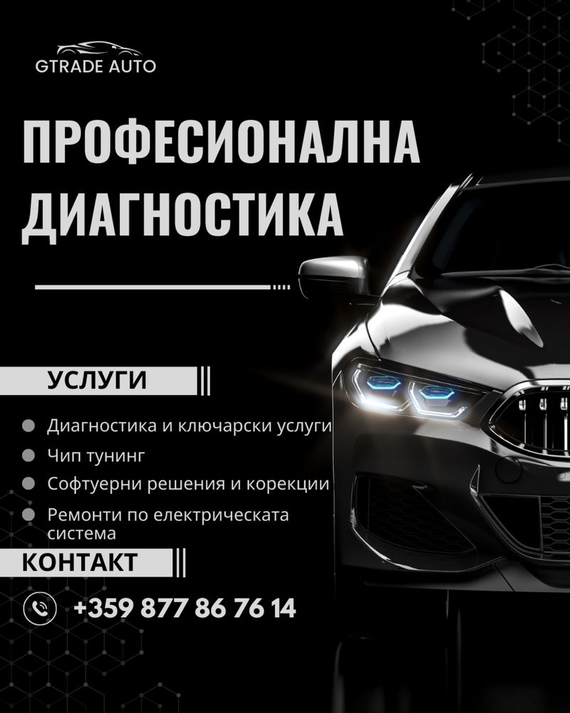 24/7 Професионална диагностика и ключарски услуги