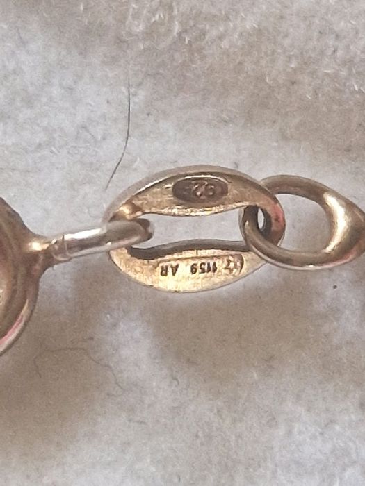 Колие 925 с позлата