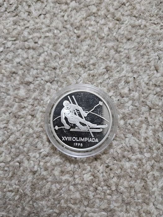 3 Monezi de 100 Lei de la Olimpiada Nagano 1998
