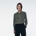 Camasa denim gri Zara M