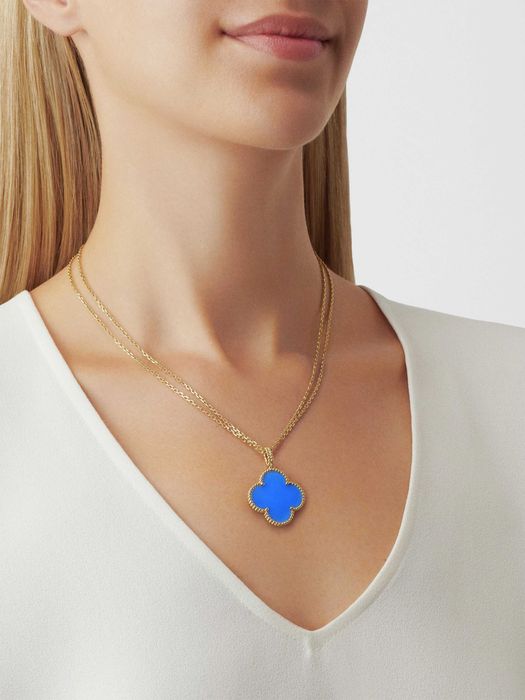 Van Cleef & Arpels VCA Turquoise Long Magic Alhambra Дамско Колие