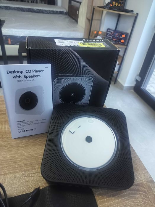 CD player portabil multifunctional, Bluetooth, Radio FM
