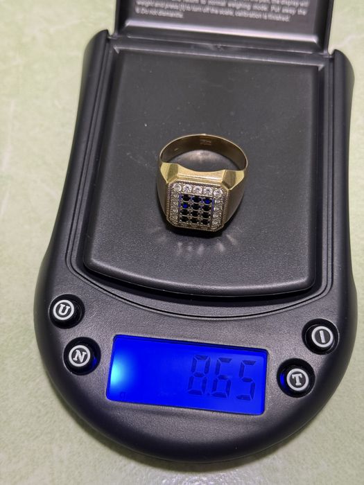 Мужской золотой кольцо россия