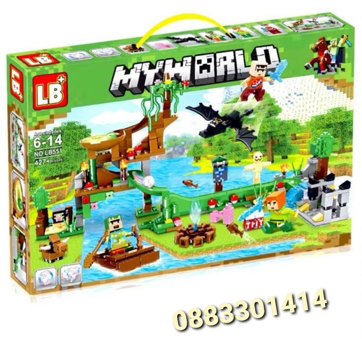 Конструктор Майнкрафт Minecraft 427 части