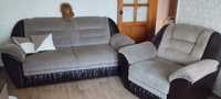 Мягкий уголок диван и два кресла