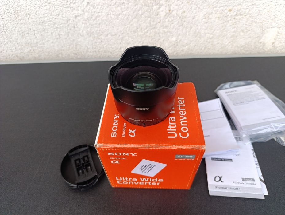 Convertor adaptor ultra wide pt sony 28 mm f2  full frame e mount